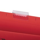 Подвесные папки A4/Foolscap (404х240 мм) до 80 л., 10 шт., красные, картон, STAFF, 270936 - Фото 4