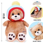 Мягкая игрушка «Мишка Лаппи», 23 см, в шапочке - Фото 1