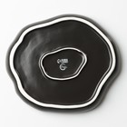Тарелка керамическая «Черный мрамор», 17 см, цвет чёрный - Фото 7