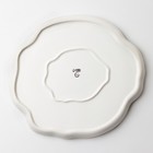 Тарелка керамическая «Белый мрамор», 27 см, цвет белый - Фото 7