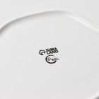 Тарелка плоская керамическая «Белый мрамор», d=27 см - Фото 8