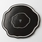 Тарелка керамическая «Черный мрамор», 27 см, цвет чёрный - Фото 7