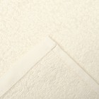 Полотенце махровое «Экономь и Я», 100×150 см, хлопок 100%, 350 г/м², молочное - Фото 3