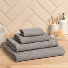 Полотенце махровое «Экономь и Я», 100×150 см, хлопок 100%, серое - Фото 2