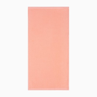 Полотенце махровое Экономь и Я 100*150 см, цв. персиковый, 100% хлопок, 350 гр/м2