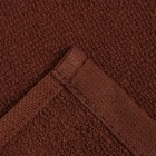 Полотенце  махровое Экономь и Я 100*150 см, цв. шоколадный, 100% хлопок, 350 гр/м2 - Фото 4