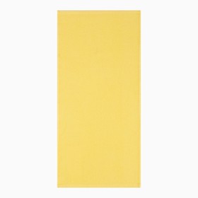Полотенце махровое «Экономь и Я», 70×130 см, хлопок 100%, жёлтое
