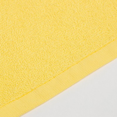 Полотенце  махровое Экономь и Я 70*130 см, цв. желтый, 100% хлопок, 350 гр/м2