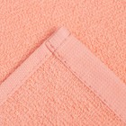 Полотенце махровое «Экономь и Я», 70×130 см, хлопок 100%, 350 г/м², персиковое - Фото 5
