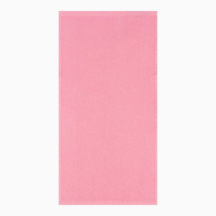 Полотенце  махровое Экономь и Я 70*130 см, цв. розовый, 100% хлопок, 350 гр/м2 - фото 1907609923