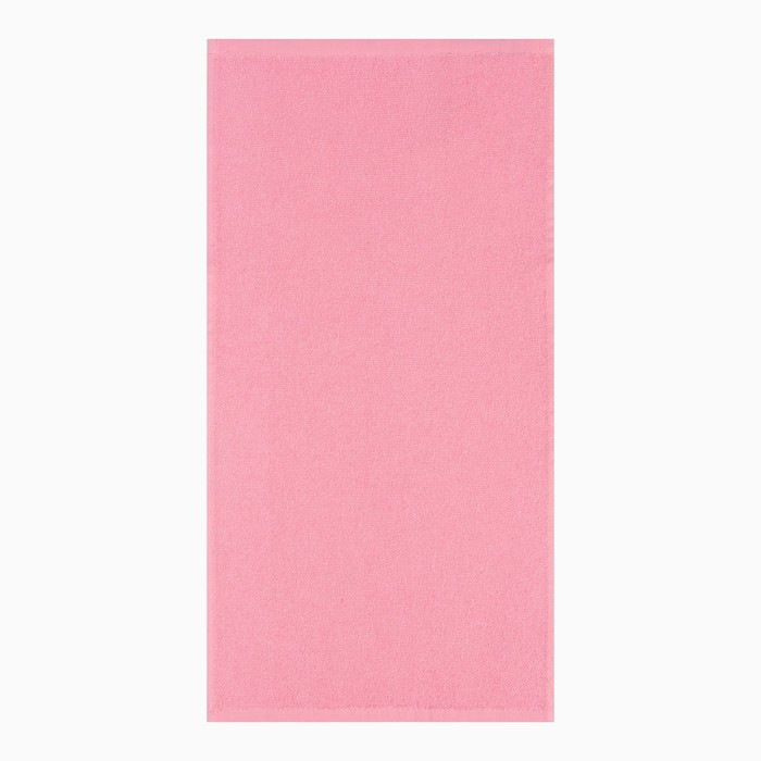 Полотенце махровое «Экономь и Я», 70×130 см, хлопок 100%, 350 г/м², розовое - Фото 1