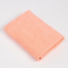 Полотенце махровое «Экономь и Я», 50×90 см, хлопок 100%, 350 г/м², персиковое - Фото 3