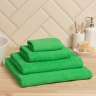 Полотенце махровое «Экономь и Я», 50×90 см, хлопок 100%, зелёное - Фото 2