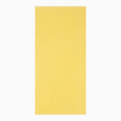 Полотенце махровое «Экономь и Я», 30×60 см, хлопок 100%, жёлтое