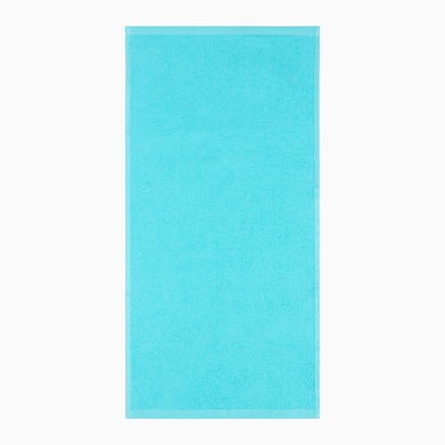 Полотенце махровое «Экономь и Я», 30×60 см, хлопок 100%, голубое