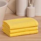 Салфетка махровая универсальная для уборки «Экономь и Я», хлопок 100%, жёлтое - Фото 2