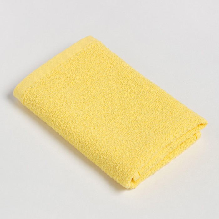 Салфетка махровая универсальная для уборки Экономь и Я, желтый, 100% хлопок, 350 гр/м2 - фото 1907609991