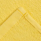 Салфетка махровая универсальная для уборки Экономь и Я, желтый, 100% хлопок, 350 гр/м2 - Фото 5