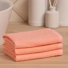 Салфетка махровая универсальная для уборки «Экономь и Я»,100% хлопок, персиковая - Фото 2