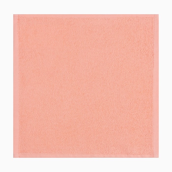Салфетка махровая универсальная для уборки «Экономь и Я»,100% хлопок, персиковая - Фото 1