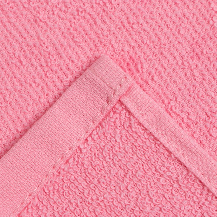 Салфетка махровая универсальная для уборки Экономь и Я, розовый, 100% хлопок, 350 гр/м2 - фото 1907610014