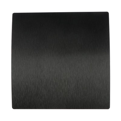 Вентилятор вытяжной "КосмоВент" KVB100, d=100 мм, 33-41 дБ, без выключателя, матовый черный