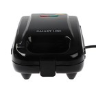 Электровафельница Galaxy GL 2972, 750 Вт, венские вафли, антипригарное покрытие, чёрная - Фото 2
