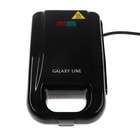 Электровафельница Galaxy GL 2972, 750 Вт, венские вафли, антипригарное покрытие, чёрная - Фото 3