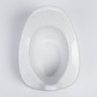 Горшок детский, белый мрамор - Фото 2