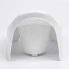 Горшок детский, белый мрамор - Фото 3