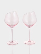 Бокалы для вина Magistro «Иллюзия», 550 мл, 10×24 см, набор 2 шт., стекло, розовые - Фото 1