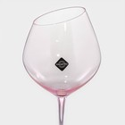 Бокалы для вина Magistro «Иллюзия», 550 мл, 10×24 см, набор 2 шт., стекло, розовые - Фото 6