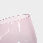 Бокалы для вина Magistro «Иллюзия», 550 мл, 10×24 см, набор 6 шт., стекло, розовые - Фото 5