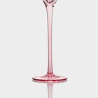 Набор бокалов из стекла для шампанского Magistro «Иллюзия», 180 мл, 5,5×27,5 см, 6 шт, цвет розовый - Фото 3