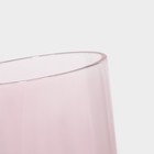 Стаканы Magistro «Иллюзия», 450 мл, 9.5×11.5 см, набор 6 шт., стекло, розовые - Фото 3