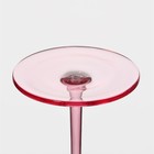 Бокал из стекла для вина Magistro «Иллюзия», 550 мл, 10×24 см, цвет розовый - фото 4602369