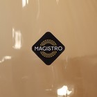 Бокал для вина стеклянный Magistro «Иллюзия», 550 мл, 10×24 см, цвет золотой - фото 4369432