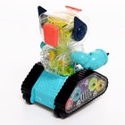 Робот «Шестерёнка»,световые и звуковые эффекты, цвета МИКС - фото 31950447