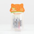 Когти накладные "Антицарапки" (20 шт), размер M, серебряные с блестками - Фото 6