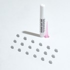 Когти накладные "Антицарапки" (20 шт), размер M, серебряные с блестками - Фото 5