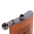 Фляжка «Герб», нержавеющая сталь, 270 мл, 9 oz - Фото 4