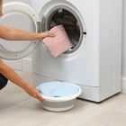 Таз складной «Флекс», 5.5 л, 32.5×33×4.5 см, смоки - Фото 9