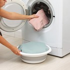 Таз складной «Флекс», 10 л, 39.5×40×5.5 см, смоки - Фото 11