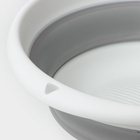 Таз складной «Флекс», 10 л, 39.5×40×5.5 см, смоки - Фото 5