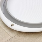 Таз складной «Флекс», 10 л, 39.5×40×5.5 см, смоки - Фото 9