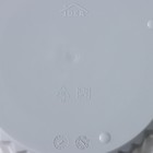 Кашпо для цветов со вставкой «Волна», 8 л, d=25 см, h=21.5 см, цвет серый - Фото 4