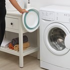 Таз складной «Флекс», 5.5 л, 32.5×33×4.5 см, морская волна - Фото 10