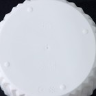 Кашпо для цветов со вставкой «Волна», 2 л, d=16 см, h=13.5 см, цвет белый - Фото 5