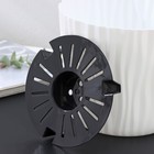 Кашпо для цветов со вставкой «Волна», 4 л, d=20 см, h=17 см, белый - Фото 3