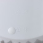 Кашпо для цветов со вставкой «Волна», 4 л, d=20 см, h=17 см, белый - Фото 4